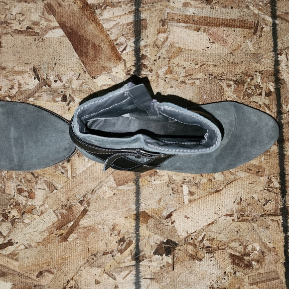 SONOMA Women's Ankle Boots Side Zip, Buckle (Gray Black) - SIZE 9 - Picture 7 of 8